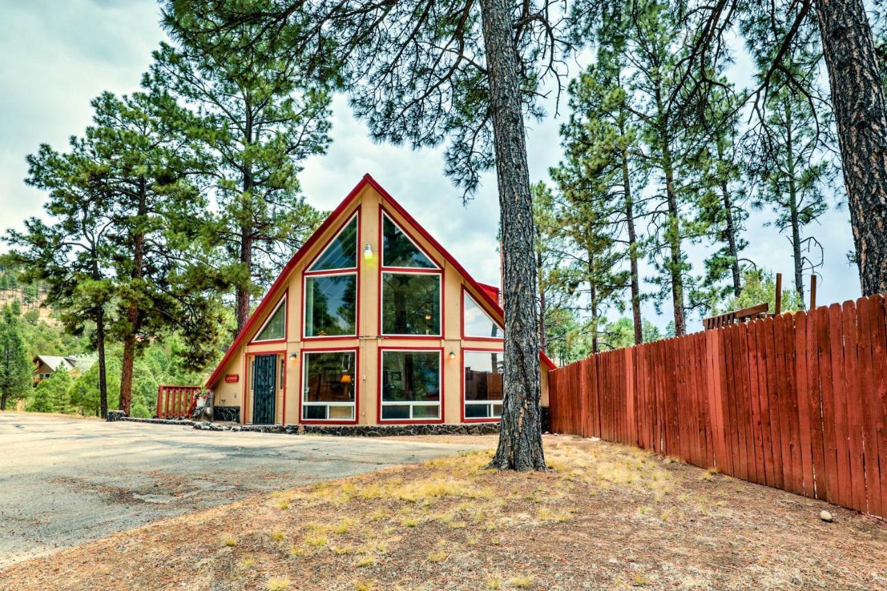 A-Frame Ruidoso Retreat With Deck, Grill And Views! 빌라 외부 사진